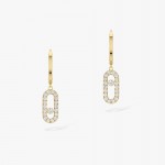 Messika - Move Uno Hoop Yellow Gold Earring 